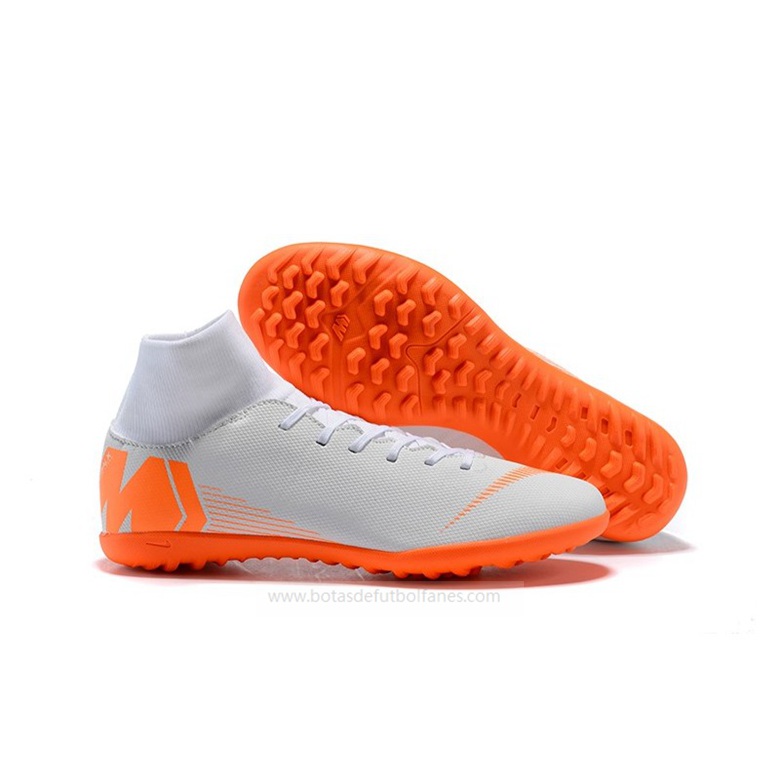 Nike Hombres Mercurial SuperflyX VI Elite TF Naranja salvaje